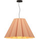 Lora 31.5 inch Rose Pendant Ceiling Light in Rose/Ash, 32 in, WEP Collection