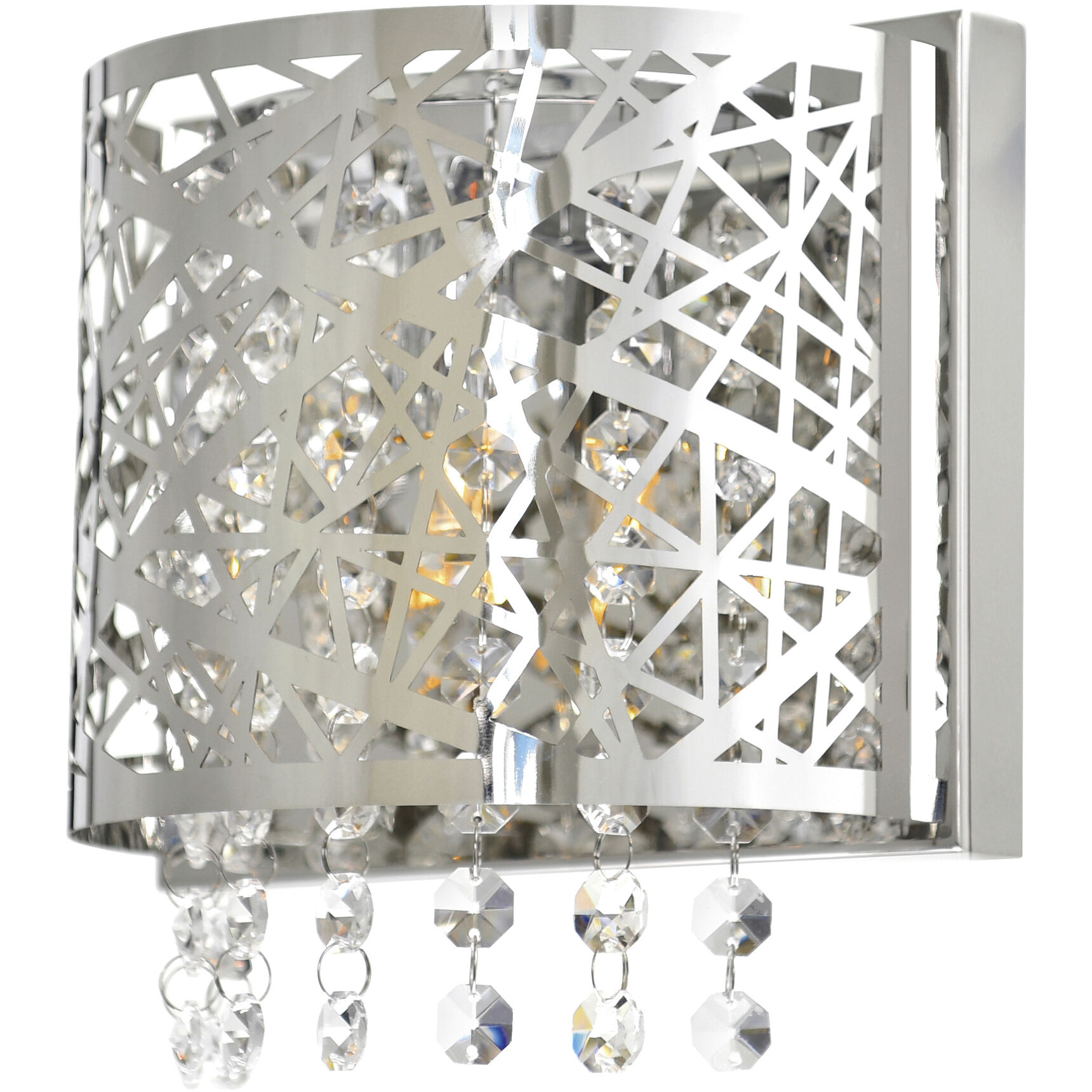 Eternity 1 Light 7 inch Chrome Bathroom Sconce Wall Light