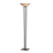 Taper 71 inch 150 watt Dark Smoke Torchiere Portable Light in Sand
