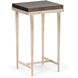 Wick 27 X 16 inch Soft Gold Side Table in Maple Espresso