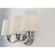 Shelter 3 Light 22 inch Satin Nickel Bath Vanity Wall Light