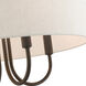 Blossom 4 Light 18 inch English Bronze Pendant Chandelier Ceiling Light