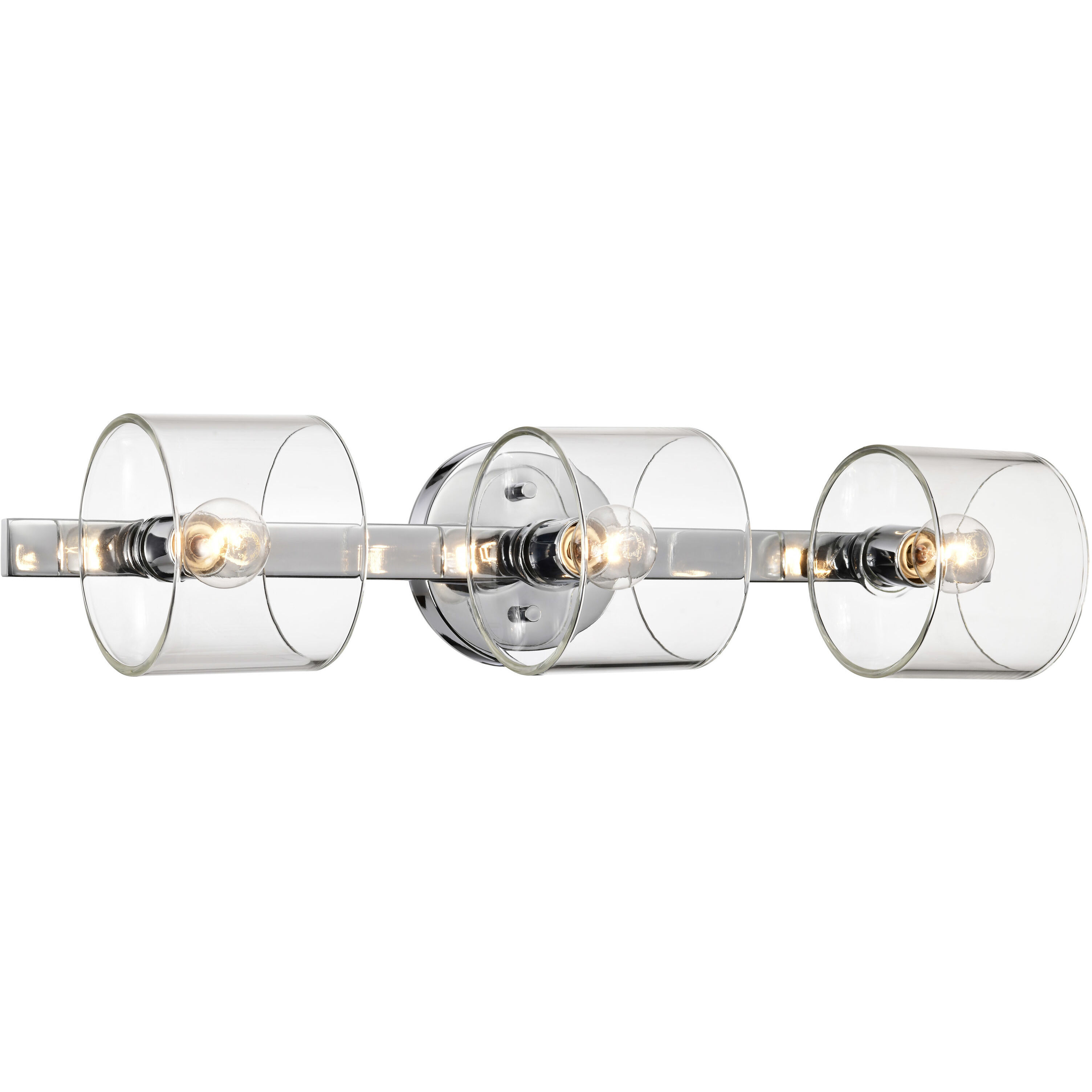 Marlowe 3 Light 24 inch Polished Nickel Vanity Light Wall Light