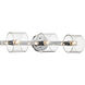 Marlowe 3 Light 24 inch Polished Nickel Vanity Light Wall Light