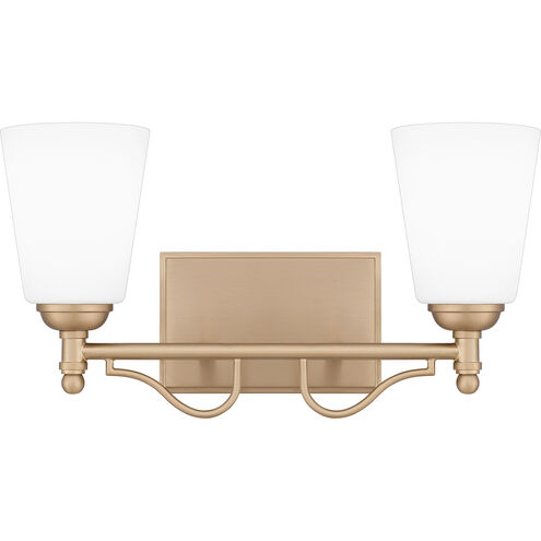 Esther 2 Light 16 inch Bronze Gold Bath Light Wall Light, Medium