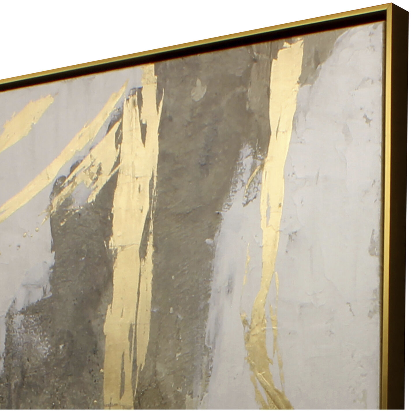 Metallic Expression Metallic and Beige and Brown and Neutral Canvas, The Studio