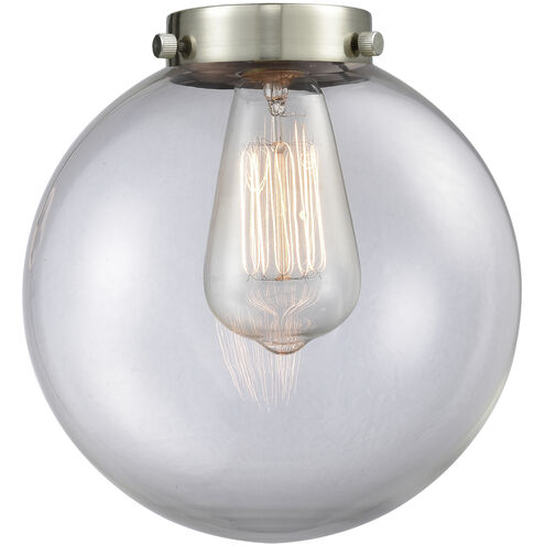 Franklin Restoration Beacon LED 8 inch Antique Brass Mini Pendant Ceiling Light in Clear, Franklin Restoration
