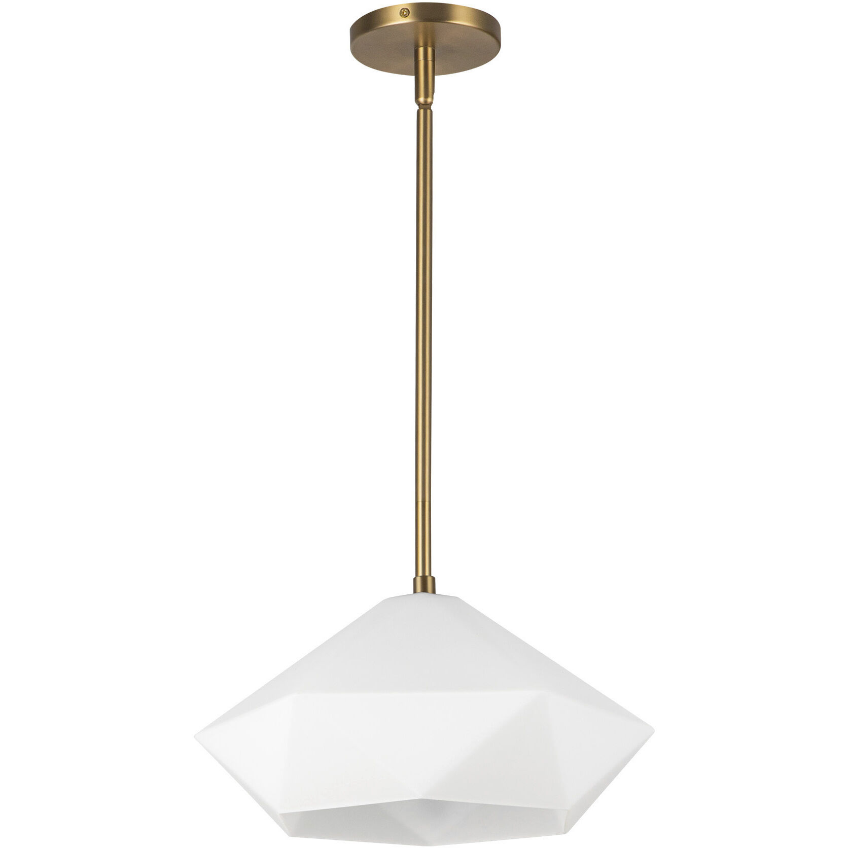 Alora Mood Krysta Pendant Ceiling Light in Brushed Gold