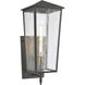 Marquis 1 Light 28 inch Matte Black Outdoor Sconce