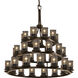 Wire Mesh 36 Light 42 inch Dark Bronze Chandelier Ceiling Light