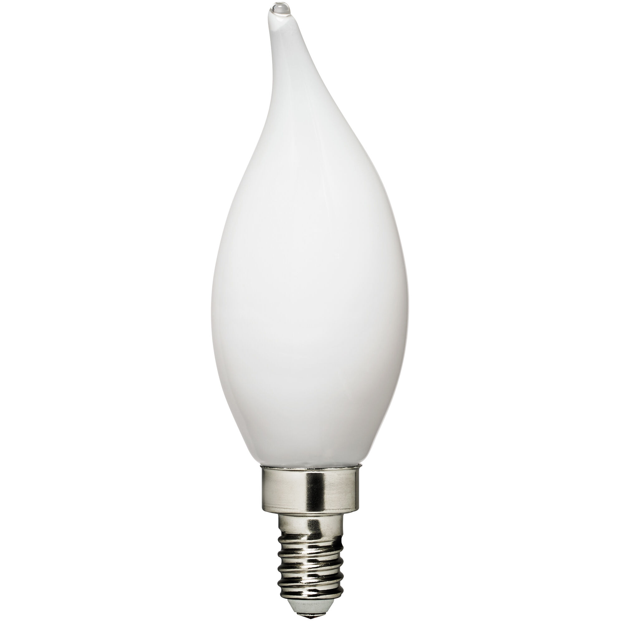 Branded Lamps LED F - Flame Tip C - E12 Candelabra 4 watt 120 2700K Light Bulb