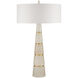 Eleanora 33.75 inch 100 watt Natural and Natural Brass Table Lamp Portable Light