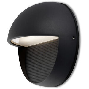 Byron LED 6.25 inch Black Exterior Wall Sconce