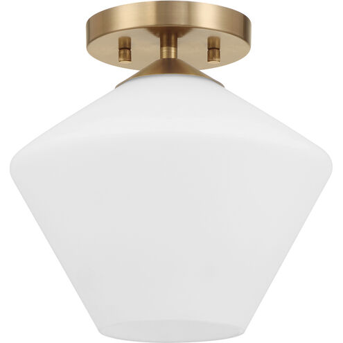 Celestial Valley 1 Light 10 inch Alturas Gold Flush Mount Ceiling Light, Small
