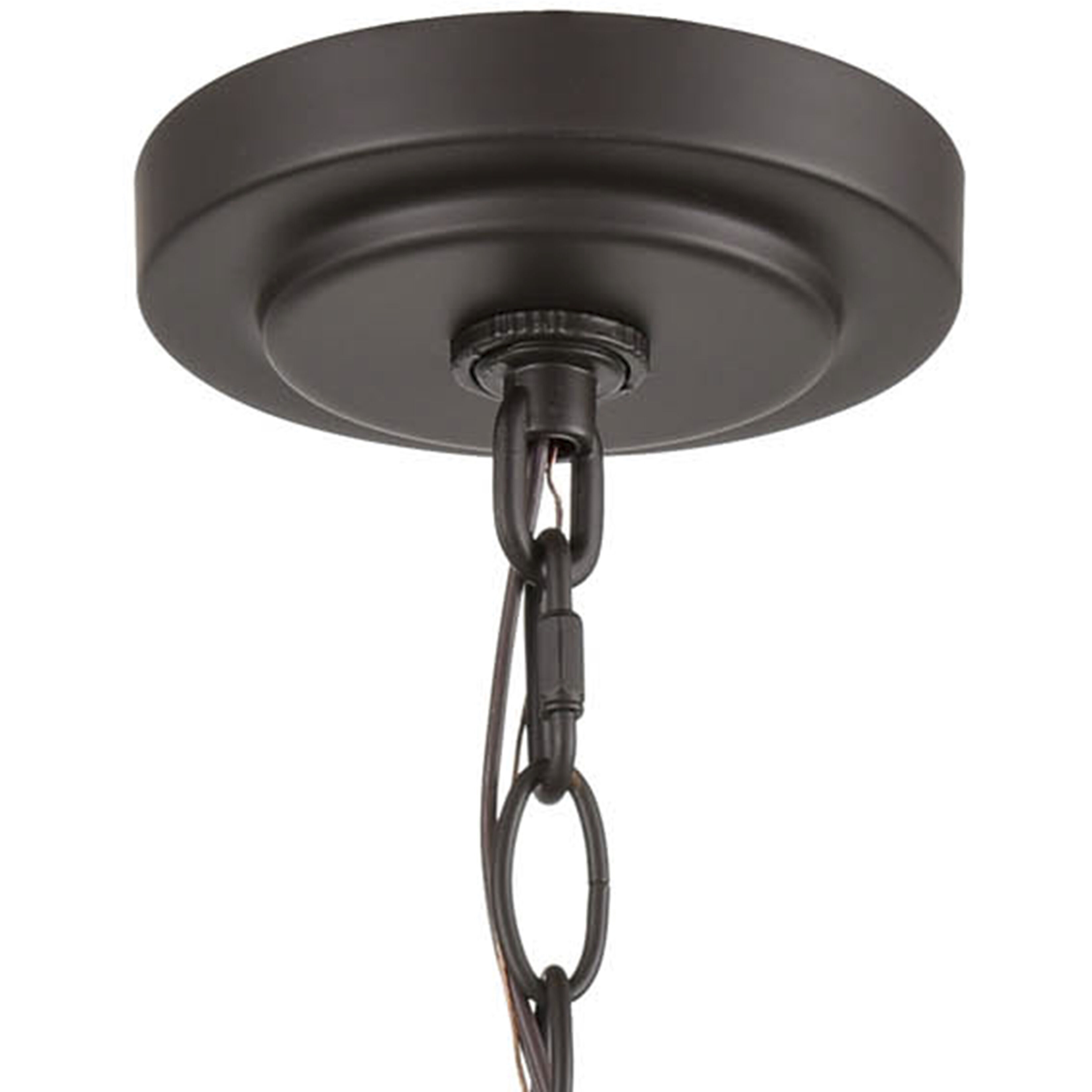 Montgomery 3 Light 12 inch Oil Rubbed Bronze Chandelier Ceiling Light