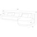 Laken Copenhagen White Sofa Chaise, RAF