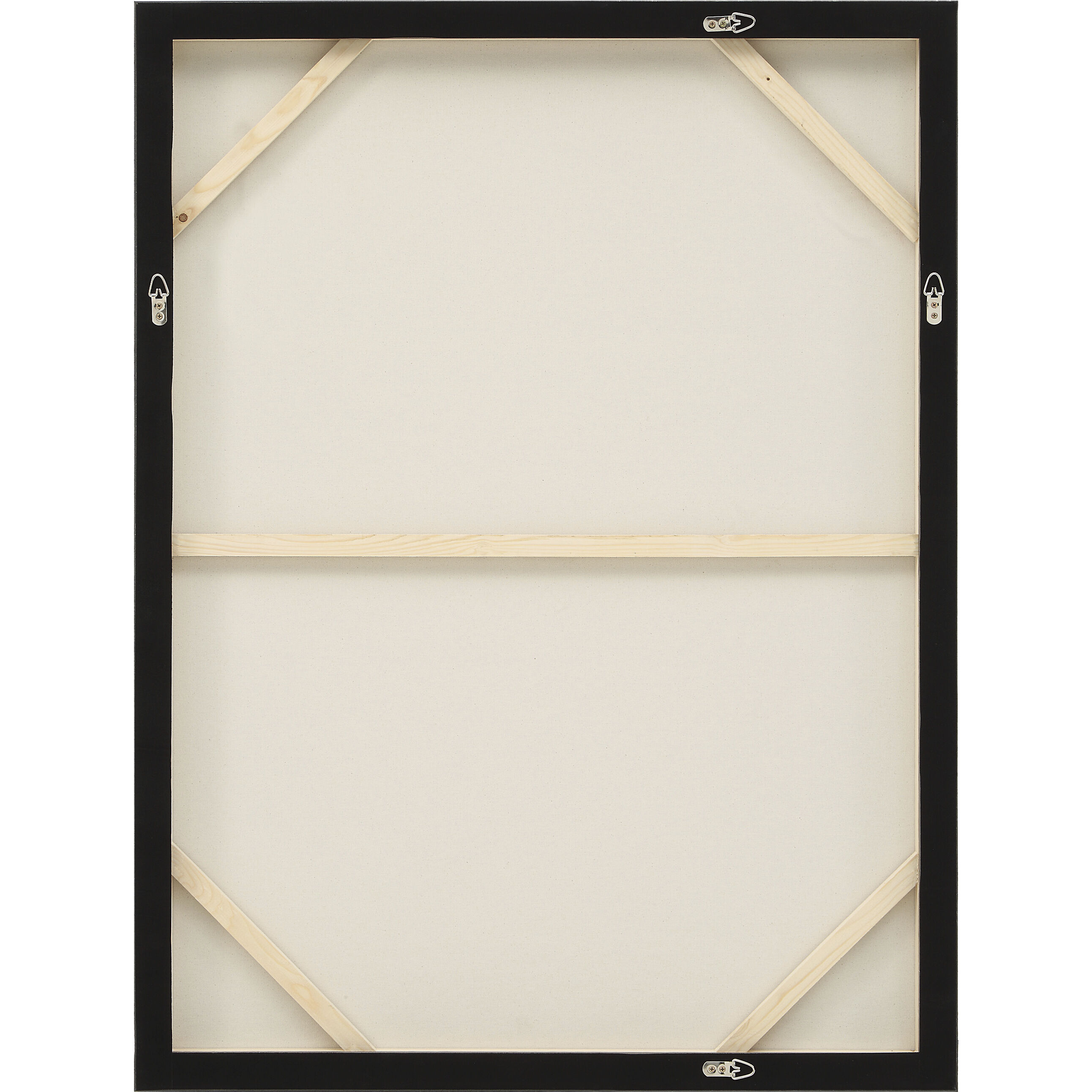 Olivea Multicolor and Charcoal Canvas Art