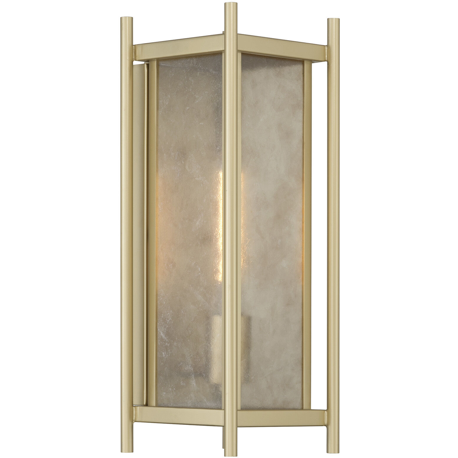 Jacobs 1 Light 16 inch Serene Brass Outdoor Wall Lantern