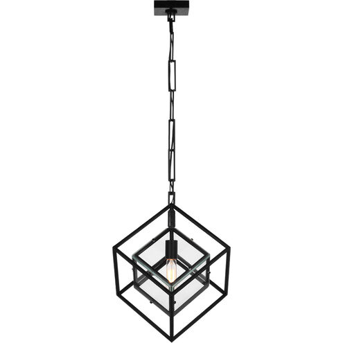 Kelly Wearstler Cubed LED 14.5 inch Aged Iron Pendant Ceiling Light, Medium