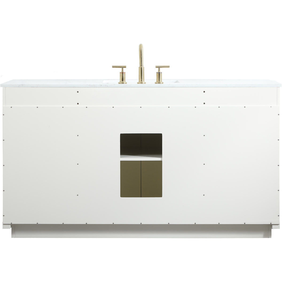 Blake 60 X 22 X 34 inch White Vanity Sink Set