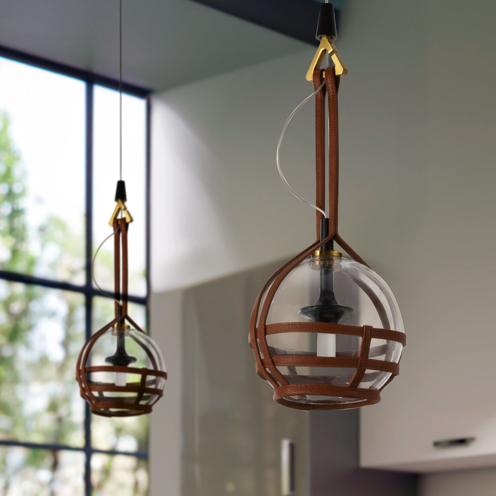 Artisan Collection/BARI Series 6.75 inch Antique Brass Pendant Ceiling Light