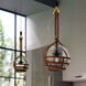 Artisan Collection/BARI Series 7 inch Antique Brass Pendant Ceiling Light