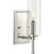Elara 1 Light 5 inch Brushed Nickel Bath Vanity Wall Light