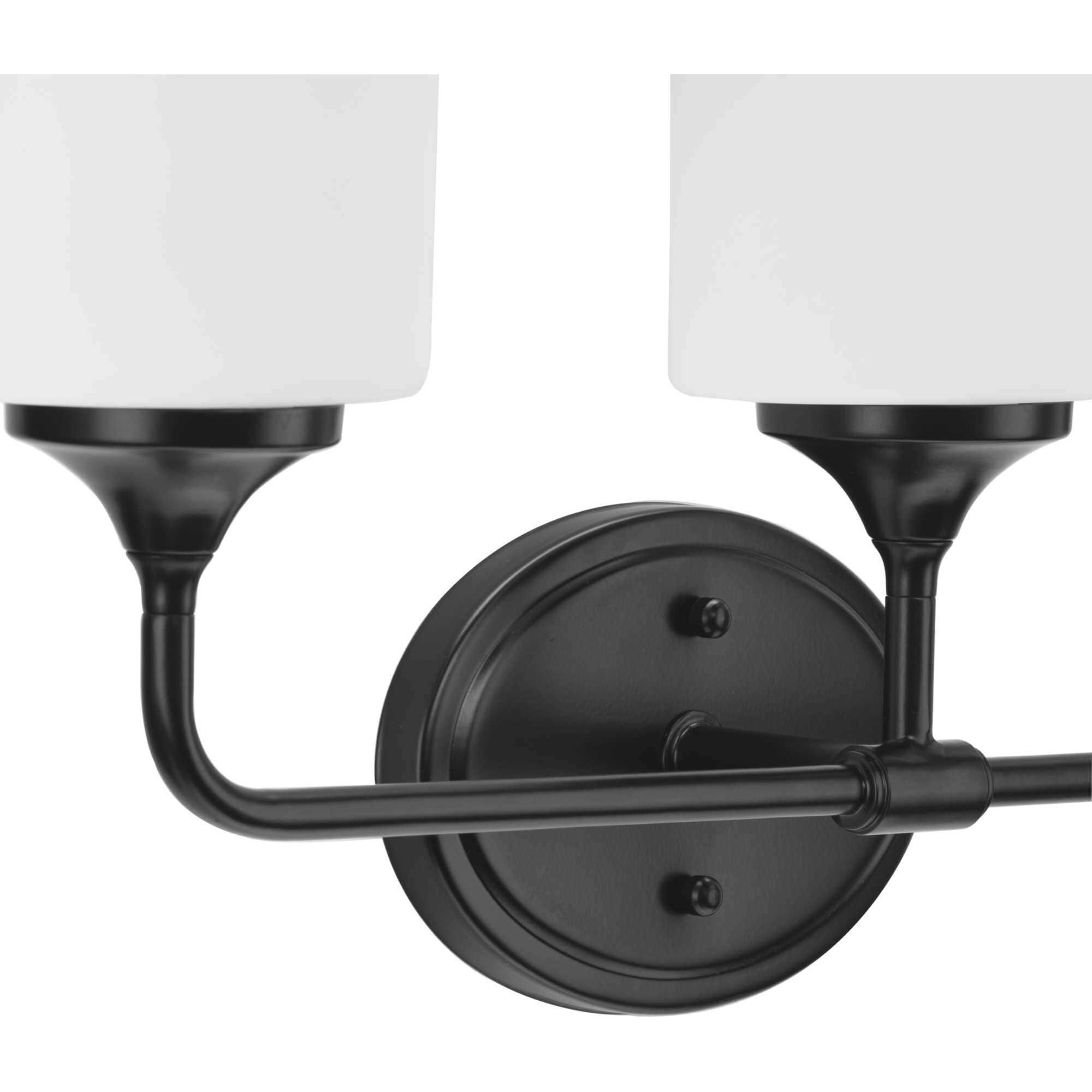 Lynzie 3 Light 23.88 inch Matte Black Bath Vanity Light Wall Light