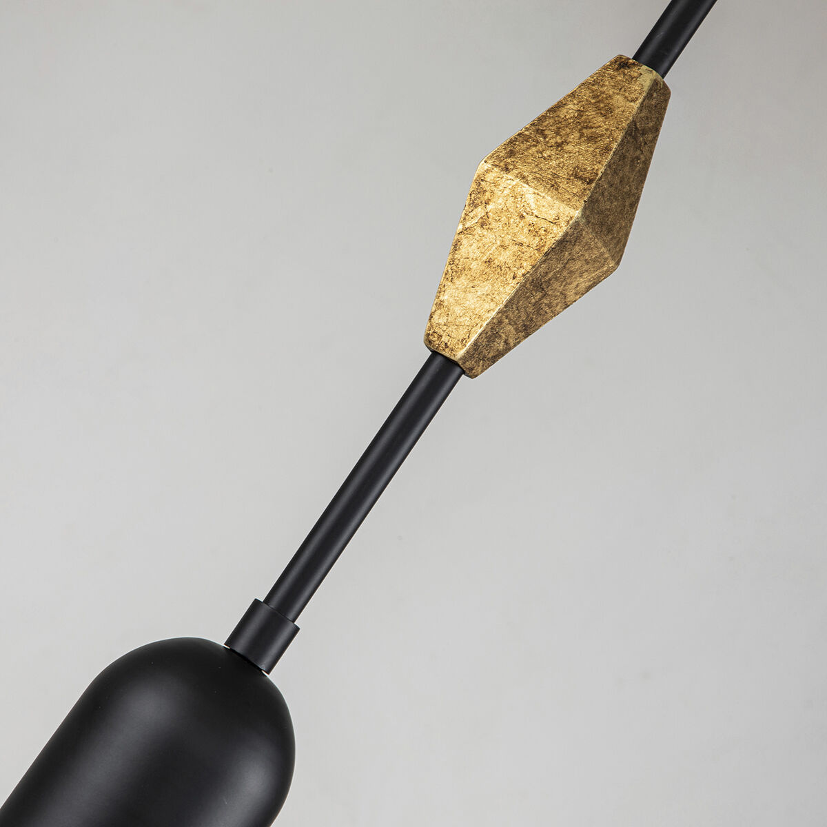 Etoile 1 Light 5.25 inch Matte Black Pendant Ceiling Light, Small