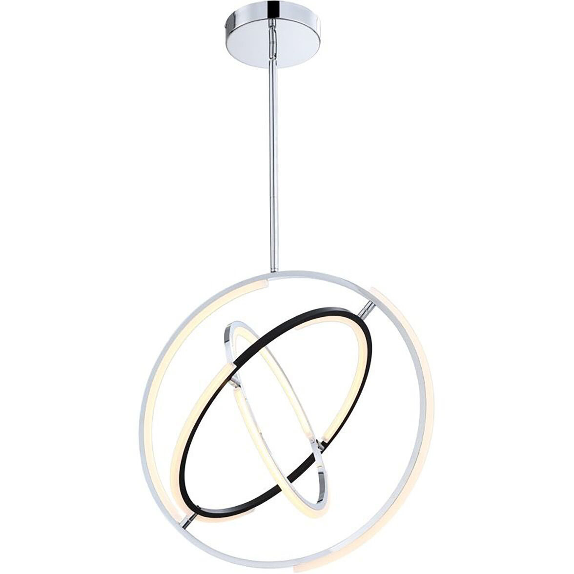 Trilogy LED 24 inch Polished Nickel Pendant Ceiling Light