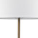 Rotunda 31 inch 150.00 watt Matte Black/ Hand Painted Antique Gold Table Lamp Portable Light