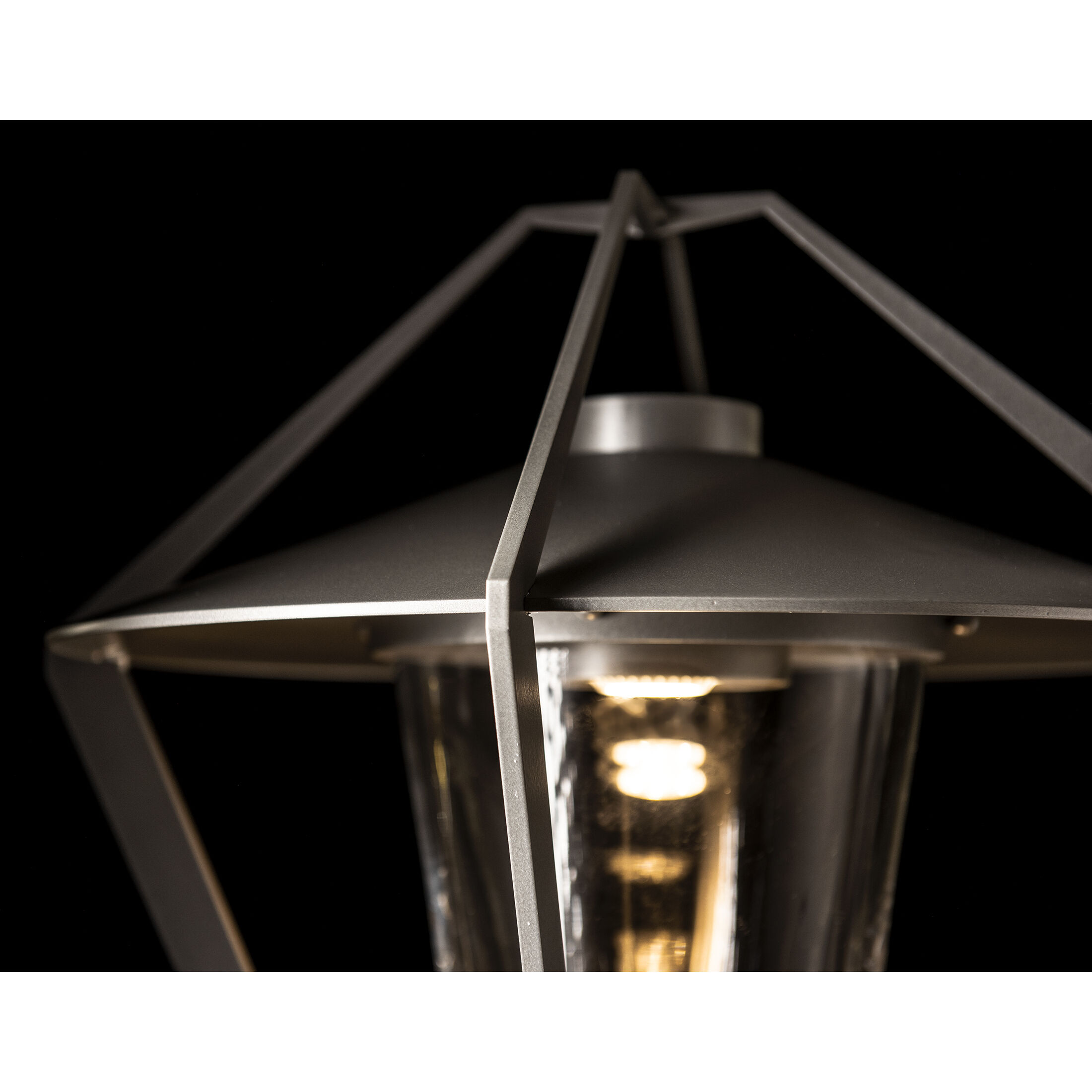 Stellar 1 Light 22.4 inch Coastal Burnished Steel Outdoor Post Light