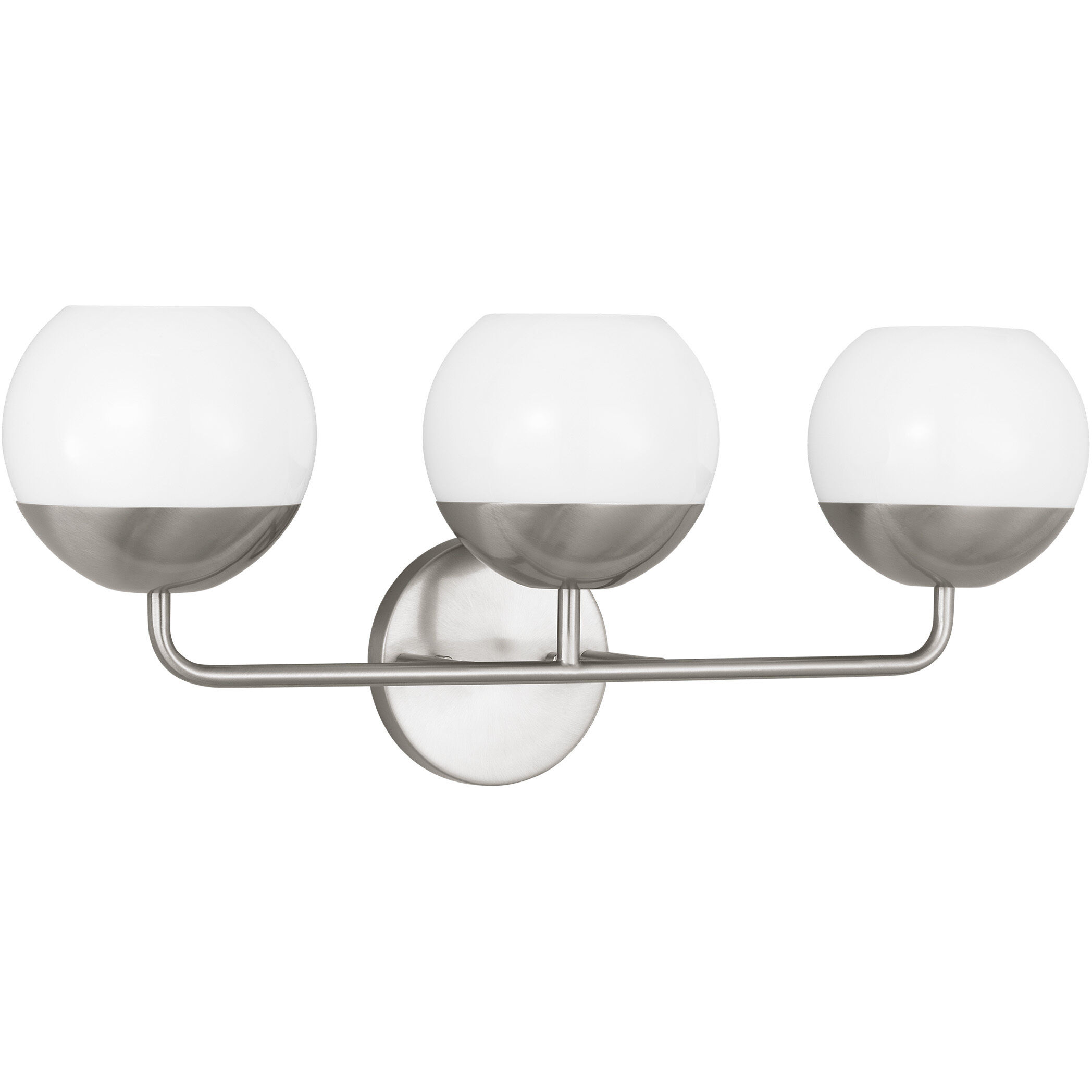 Alvin 3 Light 24.13 inch Brushed Nickel Bath Vanity Wall Light
