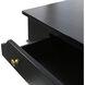 Albert 56 X 16 inch Black and Gold Console table