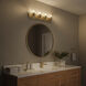 Merry 4 Light 30 inch Brushed Gold Bath Vanity Wall Light