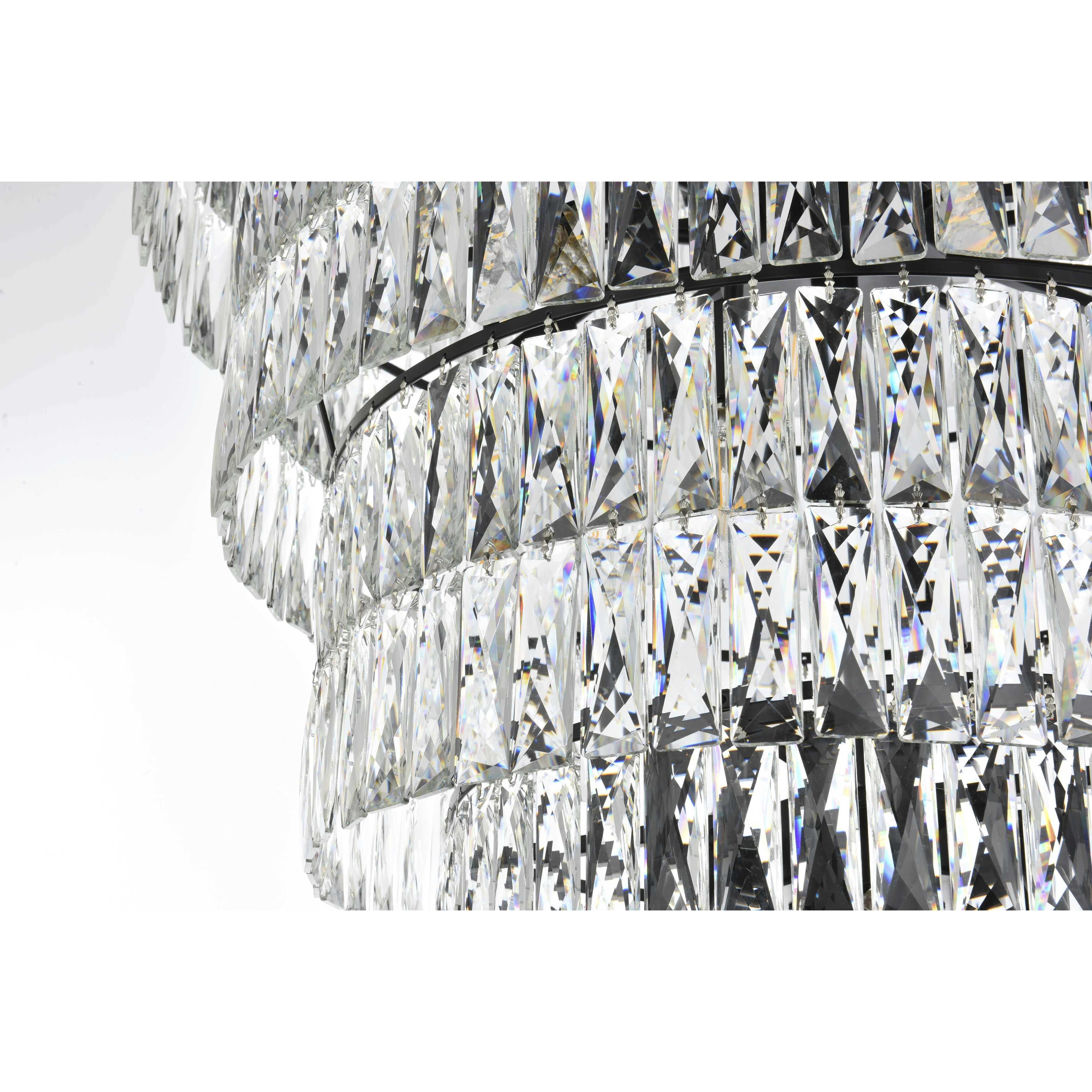 Josephine 41 Light 32 inch Black Chandelier Ceiling Light