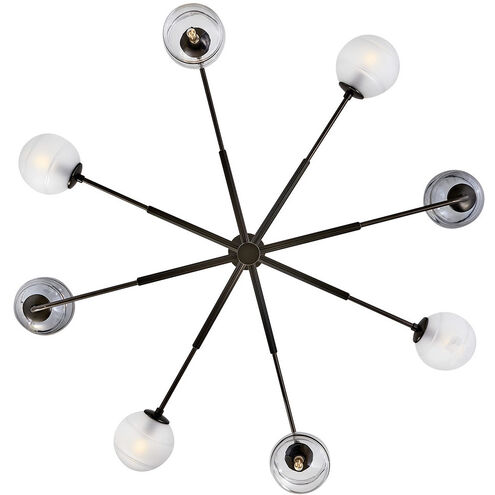 Oberon 8 Light 48 inch Black Oxide Chandelier Ceiling Light