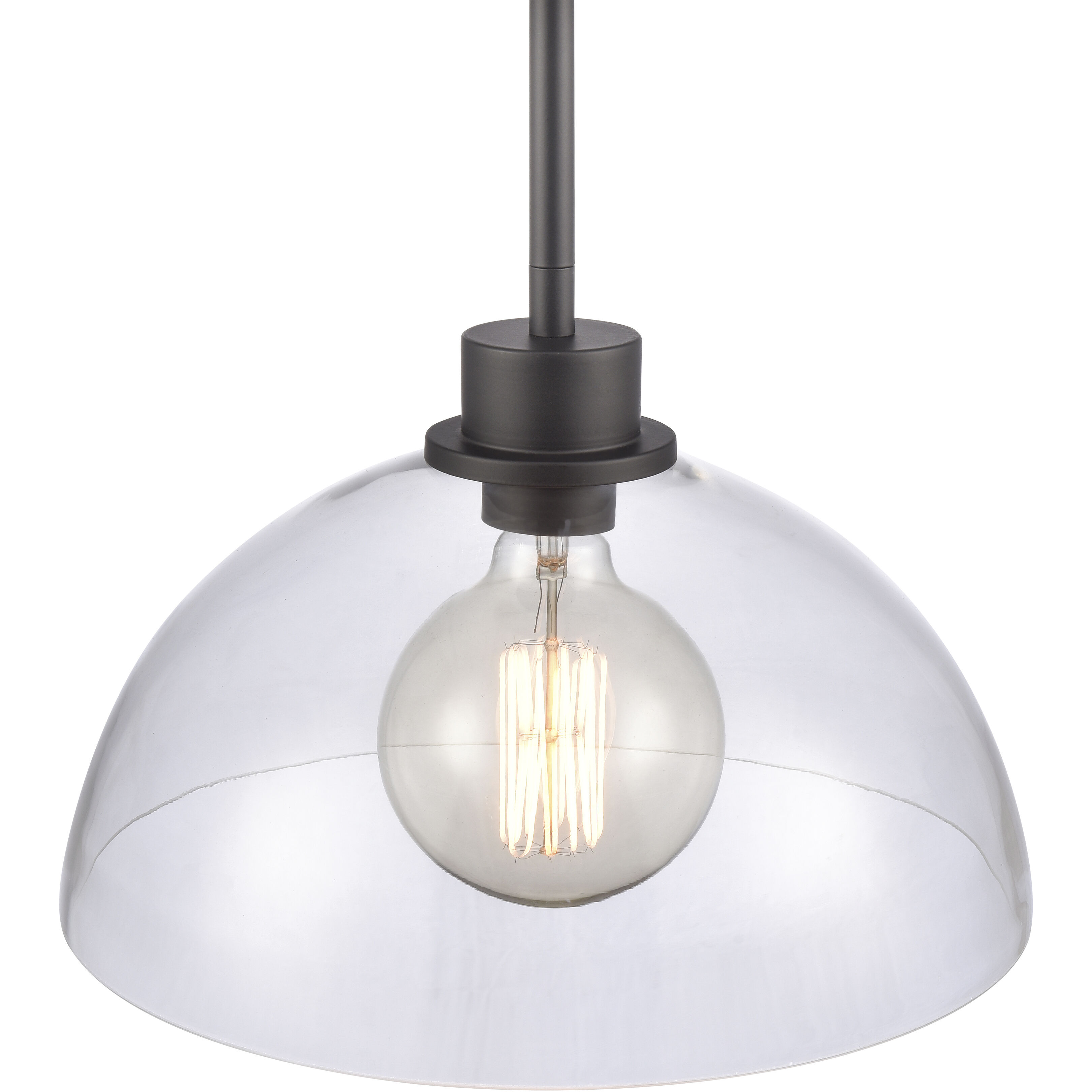 Julian Pendant Ceiling Light in Matte Black