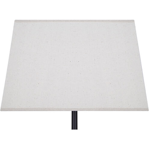 Burke 26 inch 60.00 watt Matte Black and Brushed Brown Table Lamp Portable Light