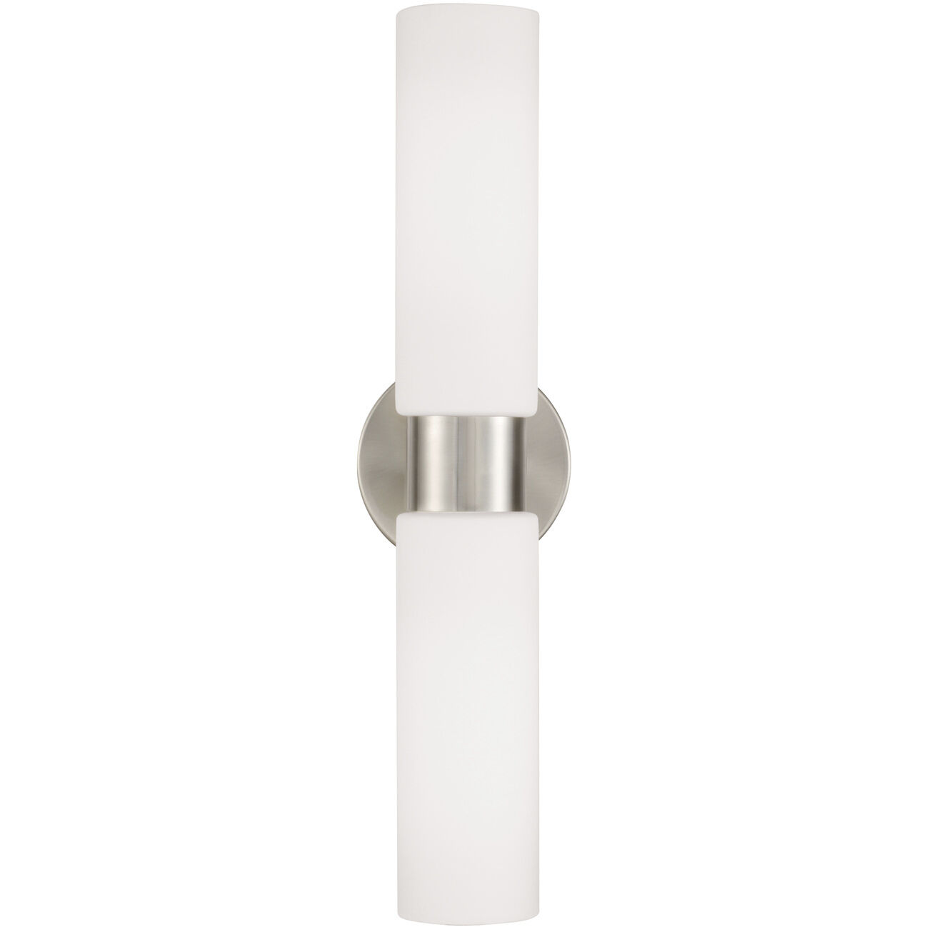Theo 2 Light 5 inch Brushed Nickel Sconce Wall Light