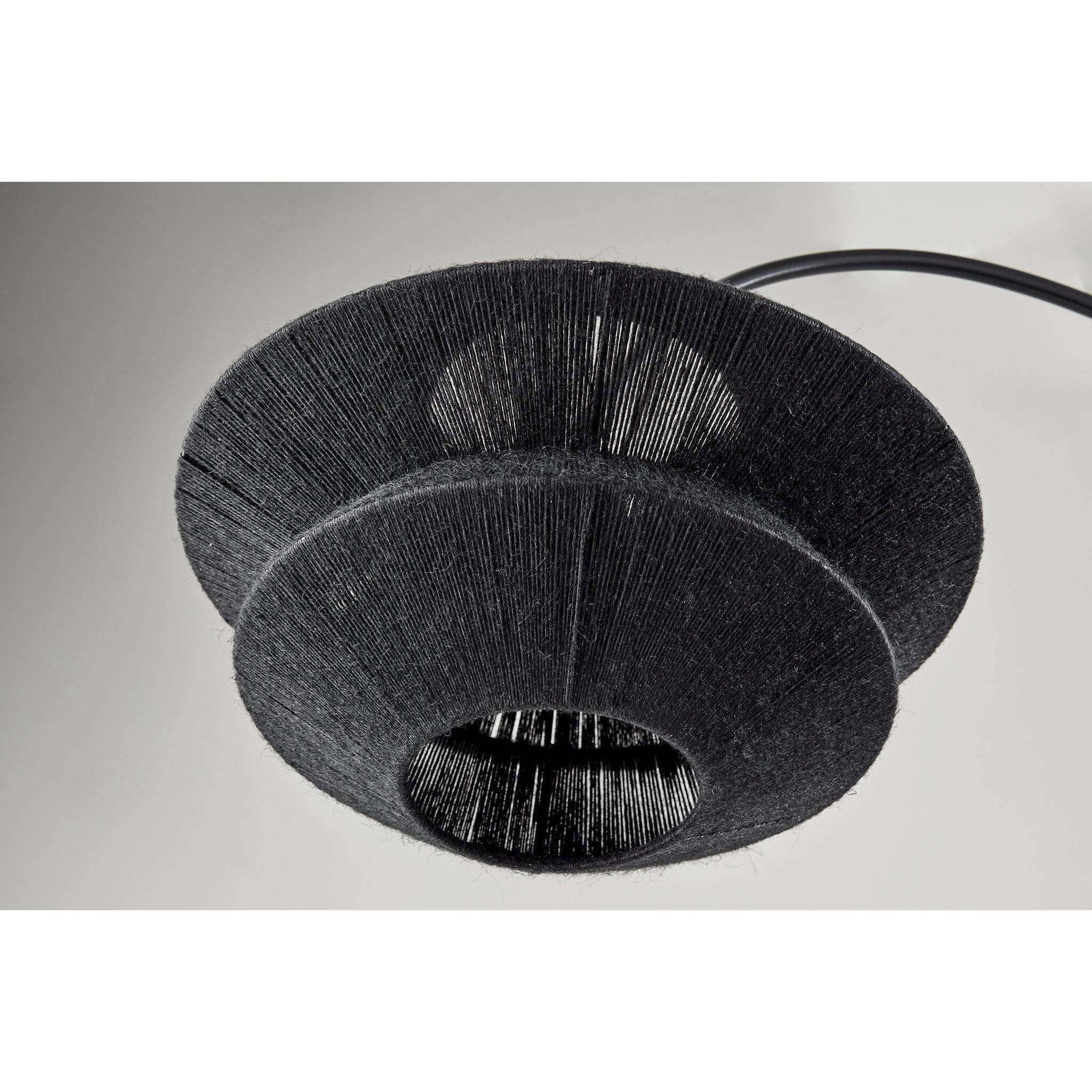 Gardner 72.25 inch 150.00 watt Black Arc Floor Lamp Portable Light