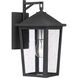 Stoneleigh 1 Light 13 inch Mottled Black Outdoor Wall Lantern