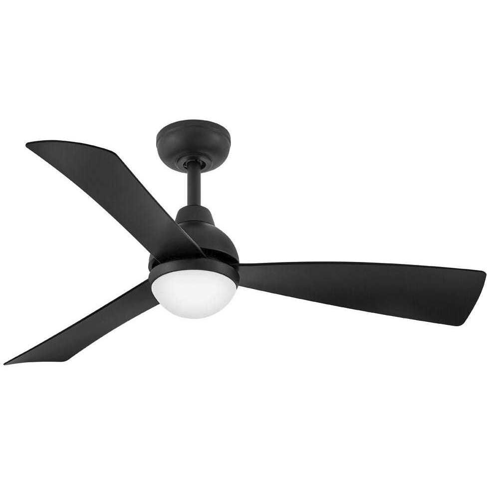 Una 44 inch Matte Black Fan