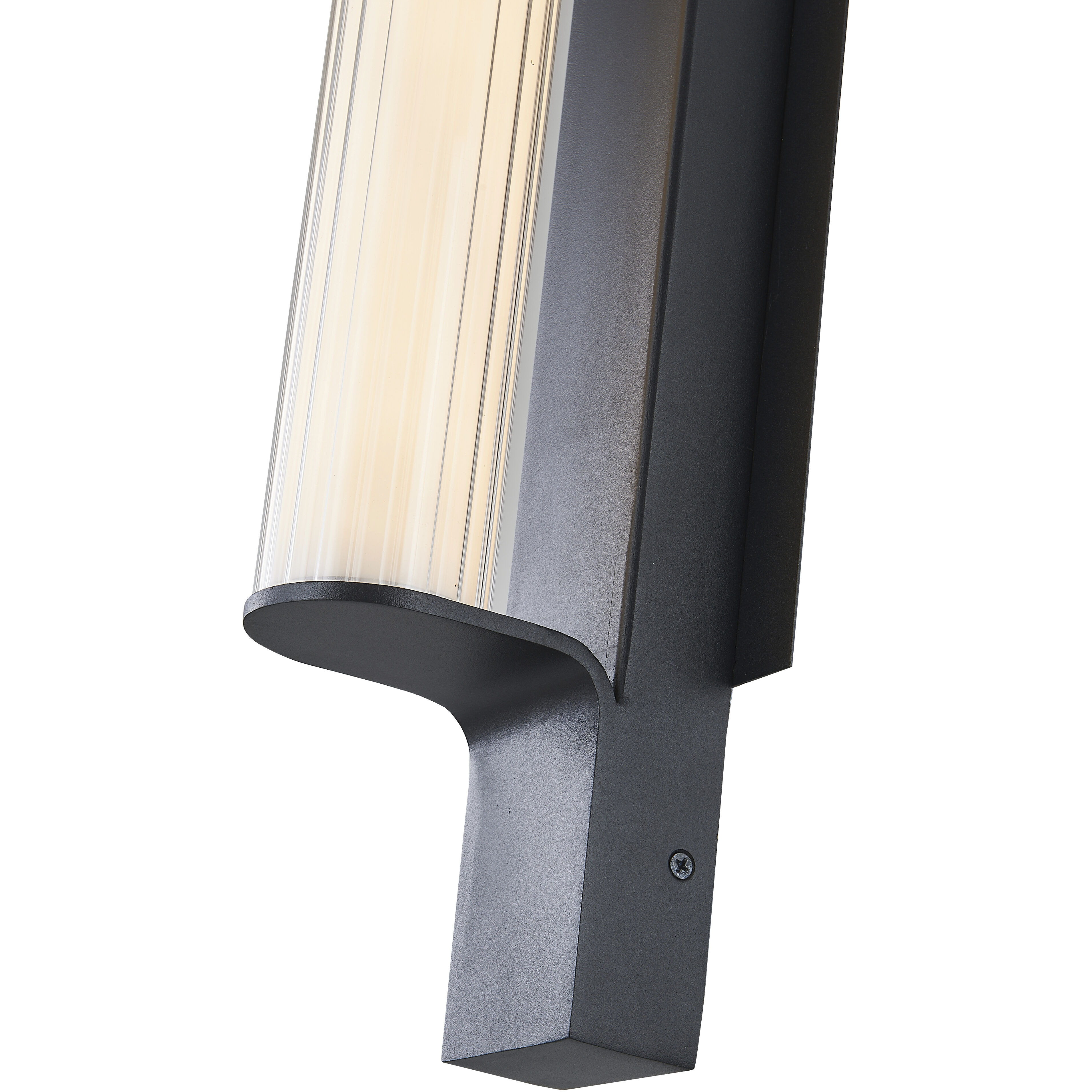 Macie LED 24 inch Matte Black Outdoor Wall Light