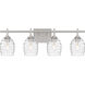 Lucy 4 Light 29 inch Brushed Nickel Bath Light Wall Light, Extra Large