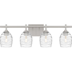 Lucy 4 Light 29 inch Brushed Nickel Bath Light Wall Light, Extra Large