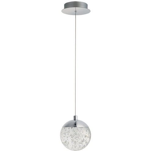 Orb II LED 5.5 inch Polished Chrome Single Pendant Ceiling Light