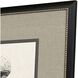 English Rider Gray and Beige and Brown and Sepia Framed Art