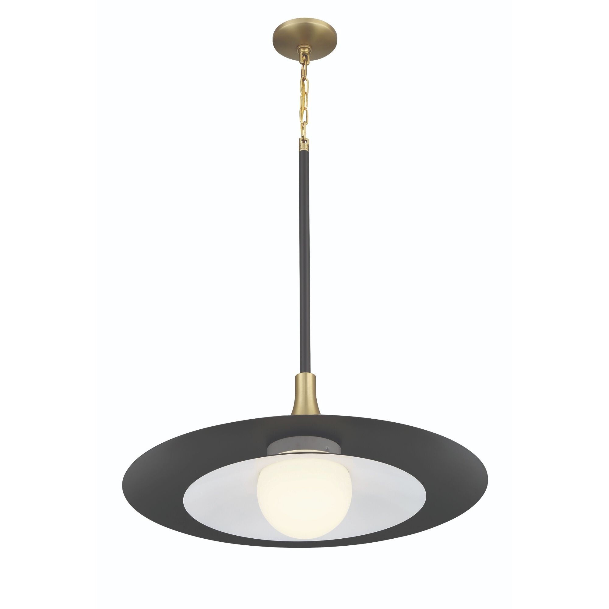 Welsh LED 24 inch Black Pendant Ceiling Light