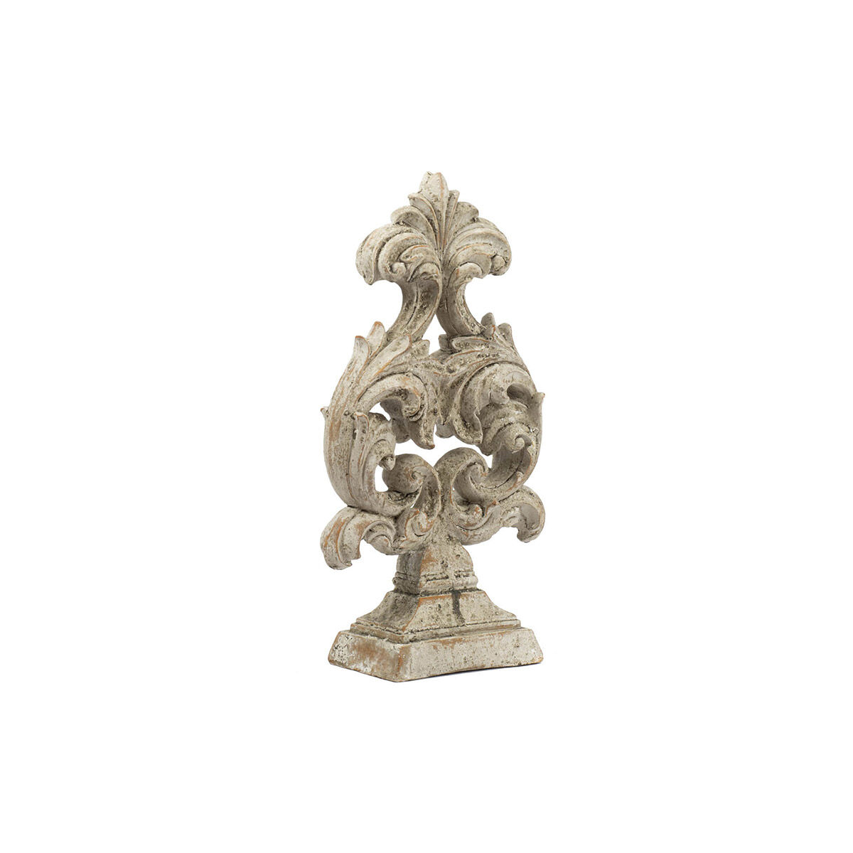 Cornelius Aged White Decor Accent